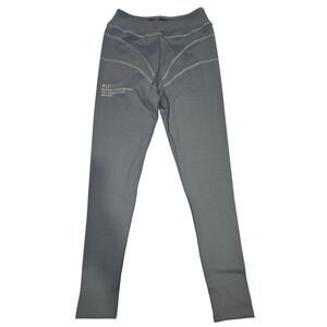 PrettyLittleThing PLT Sport Steel Blue Contrast Stitch Gym Leggings US 4 CMQ2790